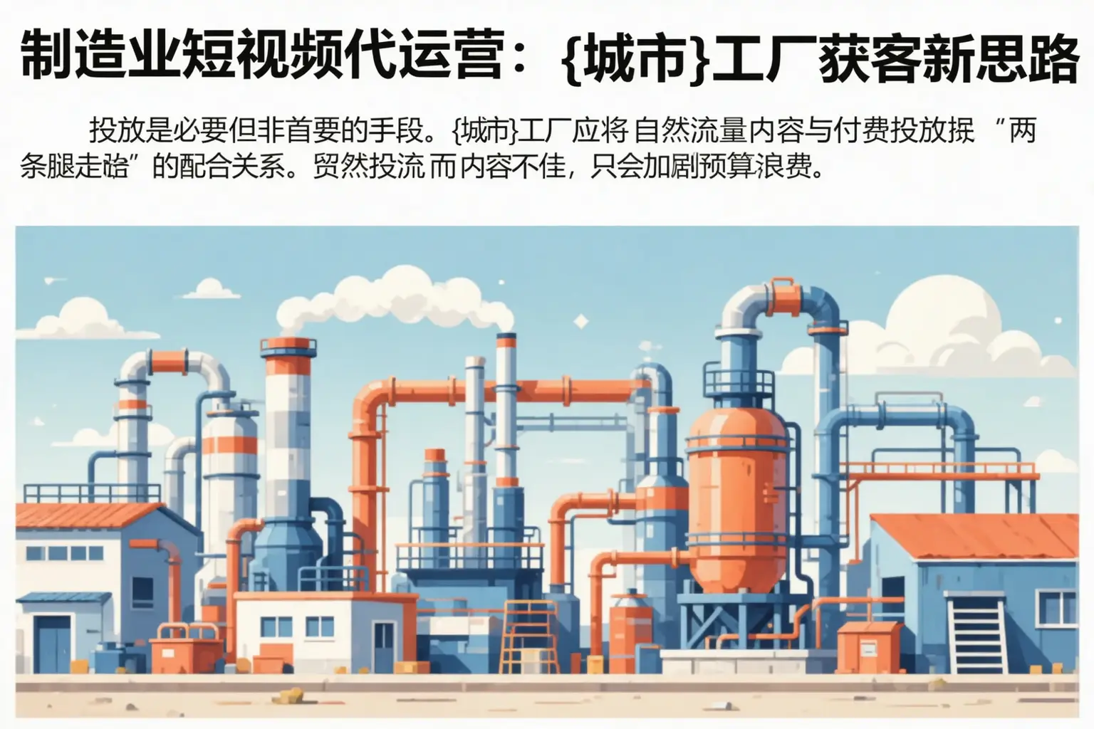 制造业短视频代运营：定海工厂获客新思路